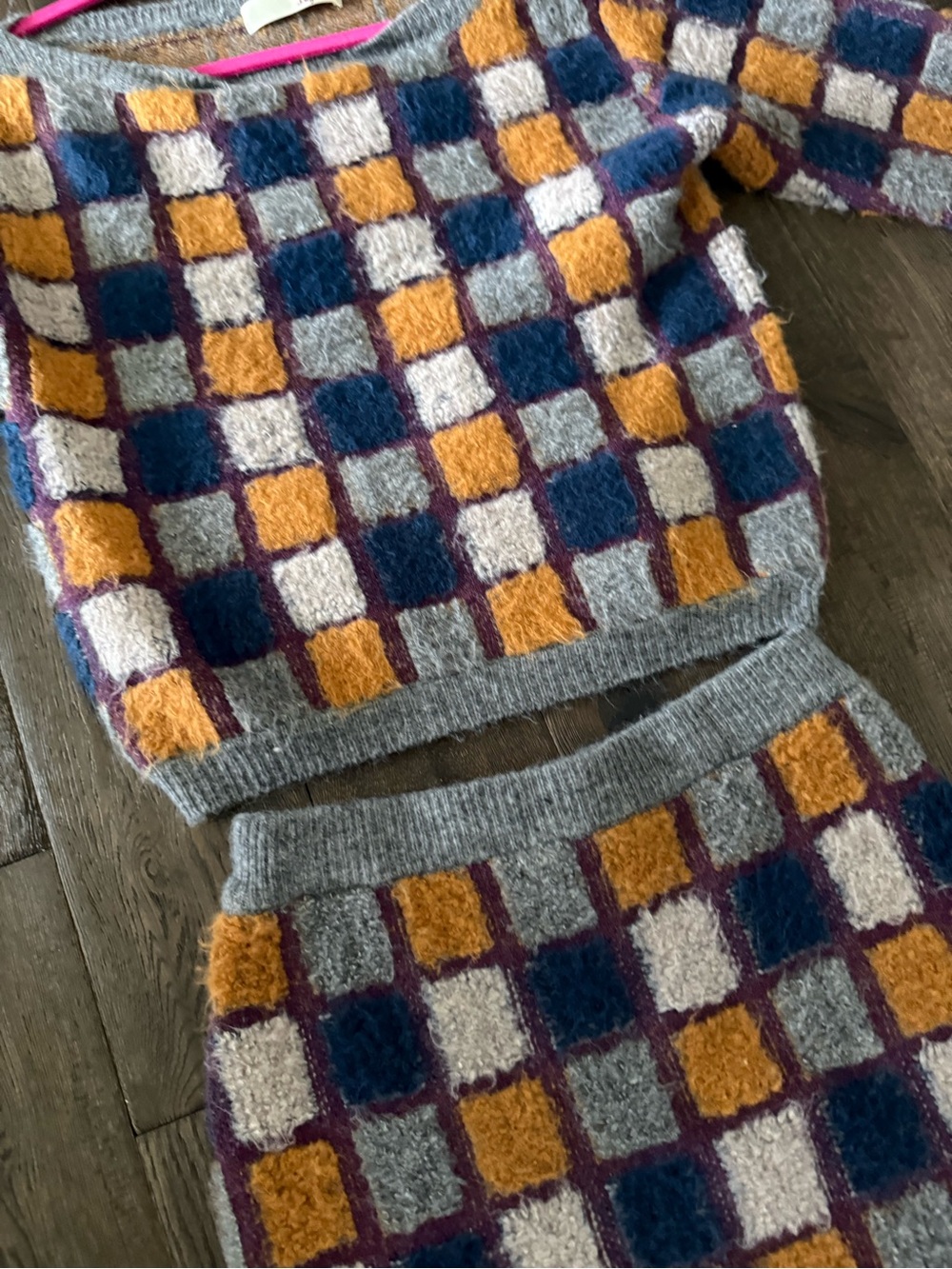 Lily Brown Cozy Knit Sweater and skirt set - Picture 6 of 6